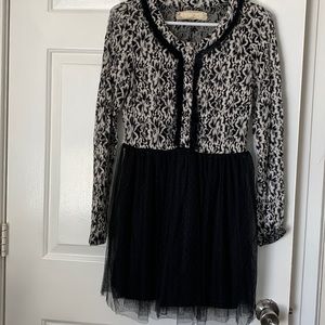 A’Reve mid-thigh long sleeve dress